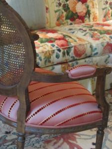 Chair with new upholstery